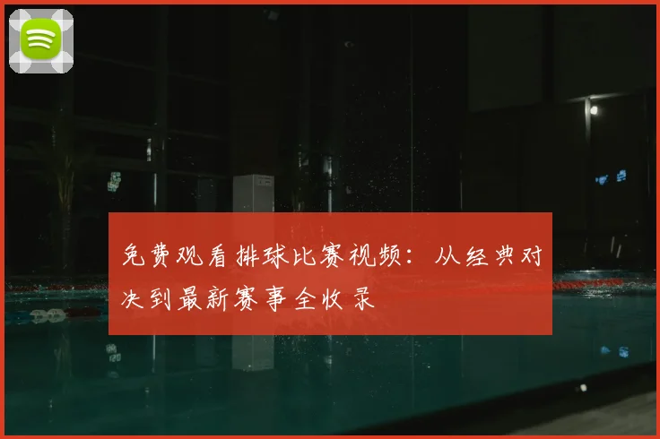 免费观看排球比赛视频：从经典对决到最新赛事全收录